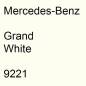 Preview: Mercedes-Benz, Grand White, 9221.